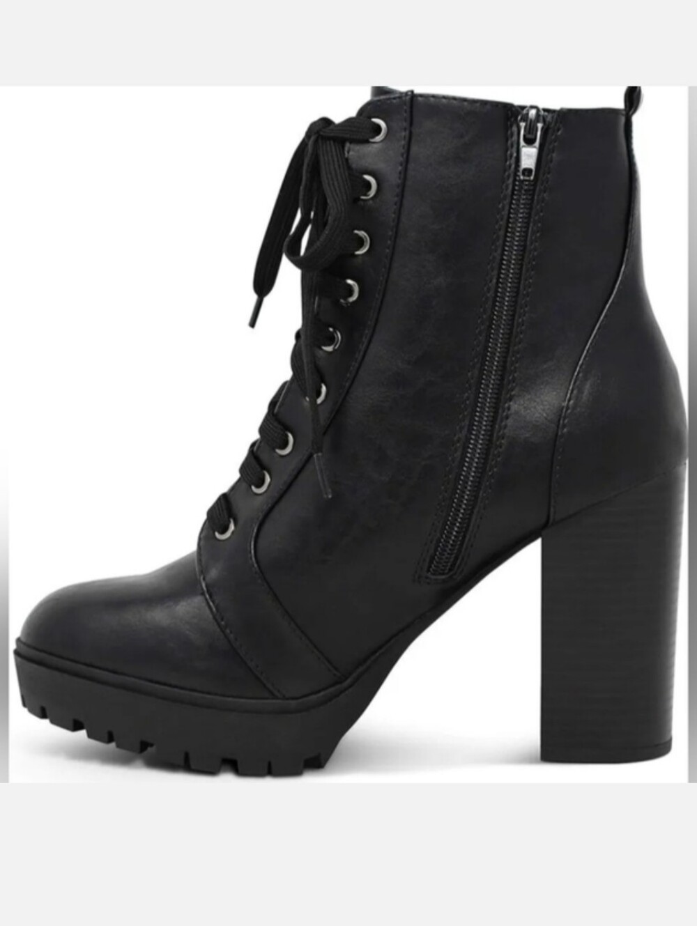 MARCO REPUBLIC Boston Black Combat Boots 6.5